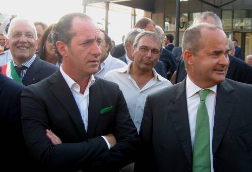 inaugurazione mipam 2009 laveno luca zaia dario galli