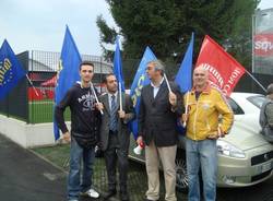 husqvarna manifestazione cgil cisal