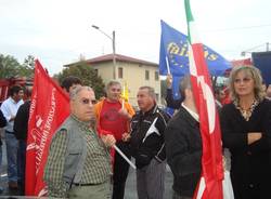 husqvarna manifestazione cgil cisal