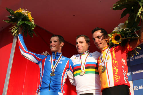 mondiali ciclismo elite uomini podio