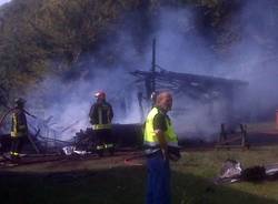 presepe vivente brezzo di bedero incendio cascina