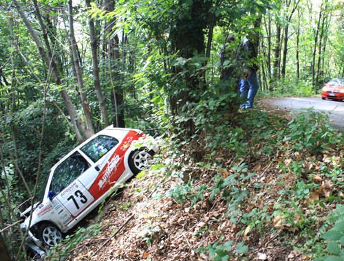 rally ronde agosto 2009 osti incidente