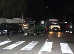 auto ribaltata castellanza