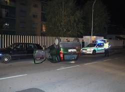 auto ribaltata castellanza