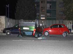 auto ribaltata castellanza