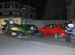 auto ribaltata castellanza