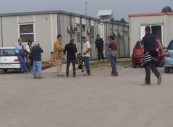 cantiere nodo ferroviario nuova stazione interramento castellanza fermo agitazione sciopero cassa integrazione 8-10-2009