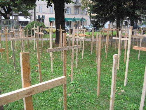 croci tradate morti bianche