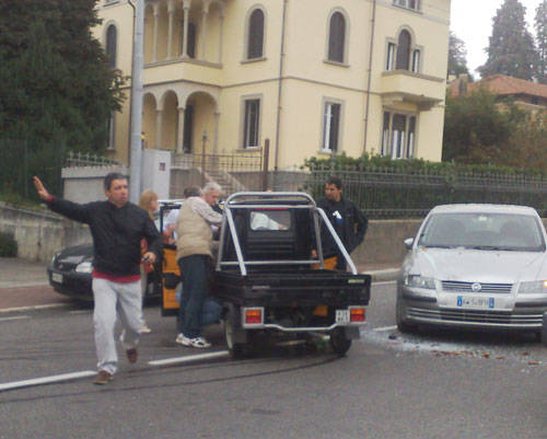 incidente gazzada schianno 9 10 2009