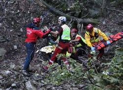 intervento soccorso alpino a curiglia cercatore di funghi