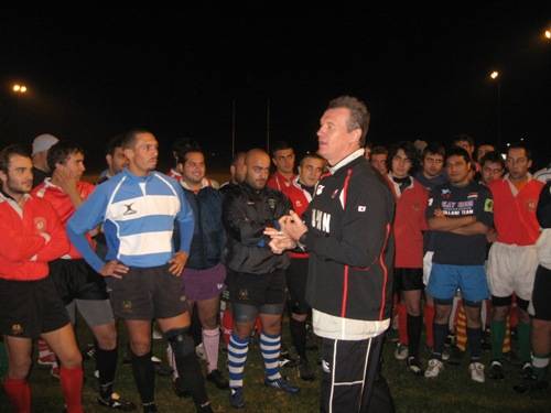 john kirwan allenamento rugby varese ottobre 2009 