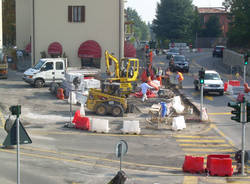 lavori casciago piazza cavour ottobre 2009