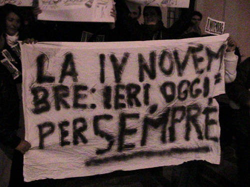 scuola 4 novembre protesta varese