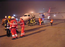 emergenza simulata malpensa