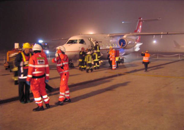 emergenza simulata malpensa