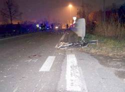 incidente mortale bicicletta solbiate olona 18-11-2009