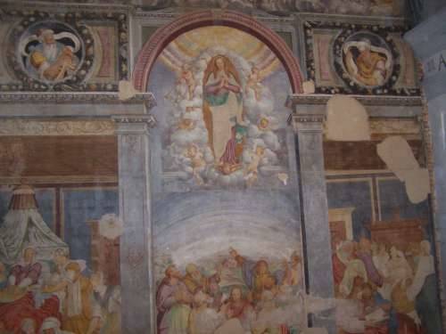 monastero cairate affresco aurelio luini arte