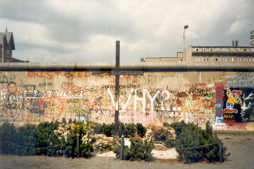 Muro di Berlino, germania 1986