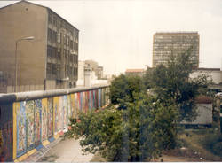 Muro di Berlino, germania 1986