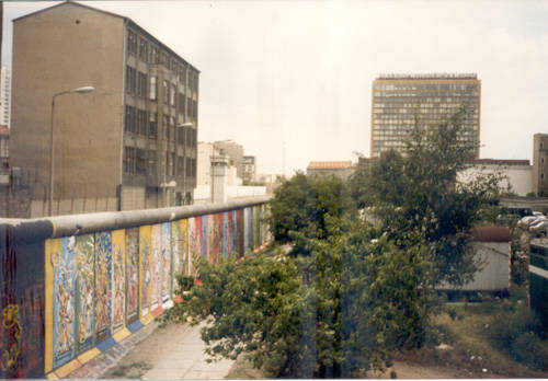 Muro di Berlino, germania 1986