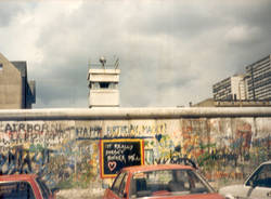 Muro di Berlino, germania 1986