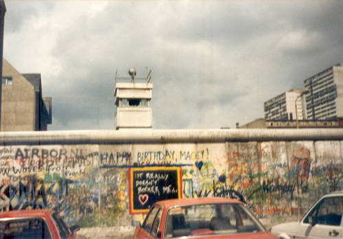 Muro di Berlino, germania 1986