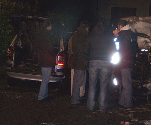 auto incendio induno 30 dicembre 2009