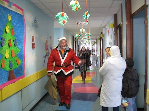 babbo natale harley davidson ospedale del ponte