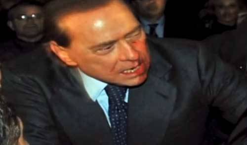 berlusconi aggressione