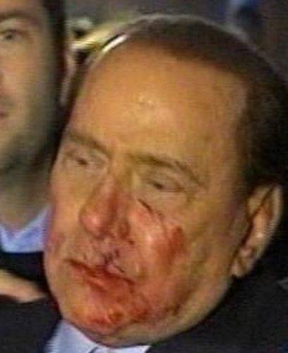 berlusconi ferito aggressione 13-12-2009