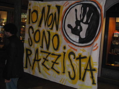"In giallo contro il razzismo"