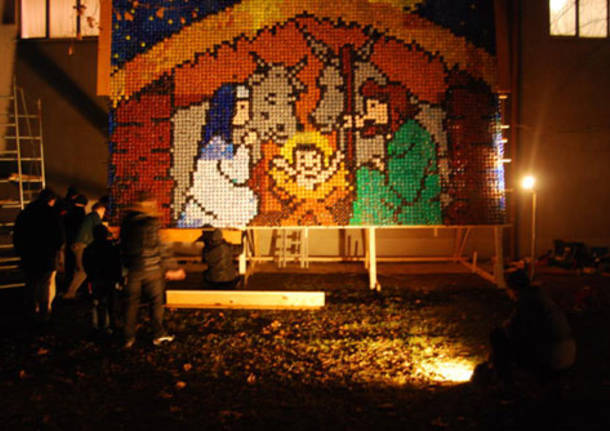 presepe bottigliette cassano magnago