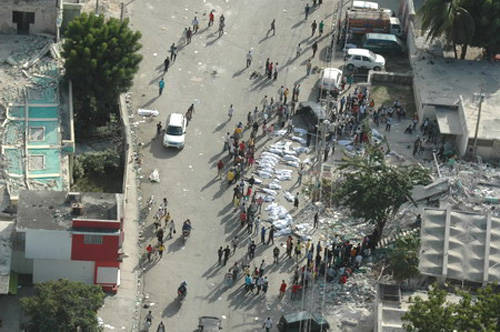 foto aeree haiti terremoto