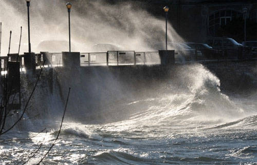 lago maggiore tempesta 2 gennaio 2010