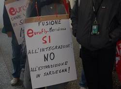 manifestazione lavoratori eurofly malpensa 2010