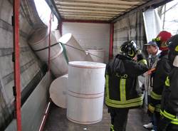 Carico camion ponte di vedano