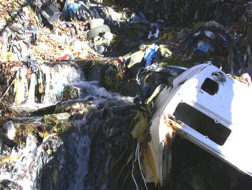 discarica cugliate montegrino febbraio 2010