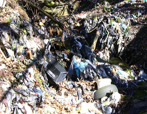 discarica cugliate montegrino febbraio 2010