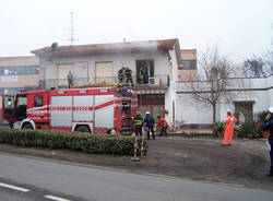 Incendio mornago ristorante il nuovo vagabondo