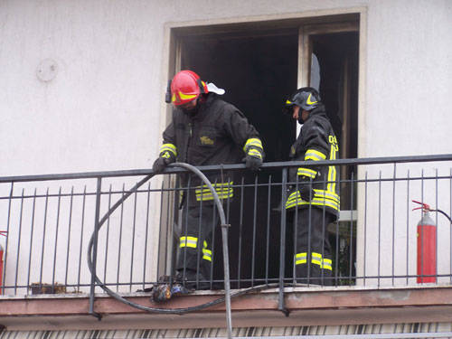 Incendio mornago ristorante il nuovo vagabondo