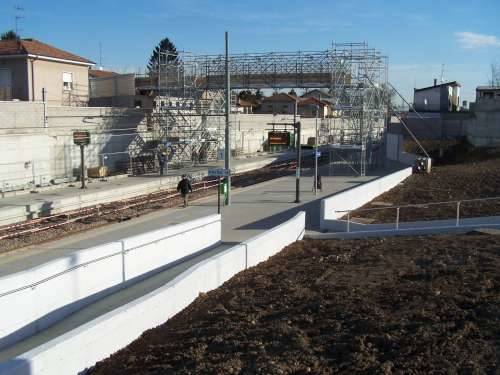 nuova stazione castellanza fnm 3-2-2010 ferrovie nord