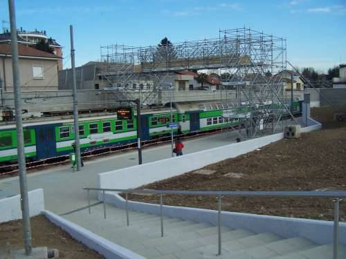 nuova stazione castellanza fnm 3-2-2010 ferrovie nord