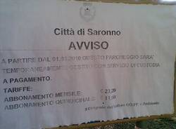 parcheggio saronno