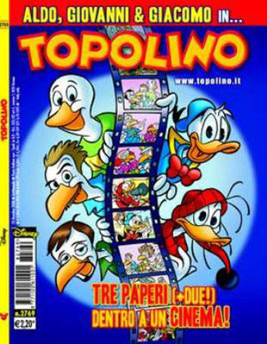 Aldo Giovanni e Giacomo su Topolino