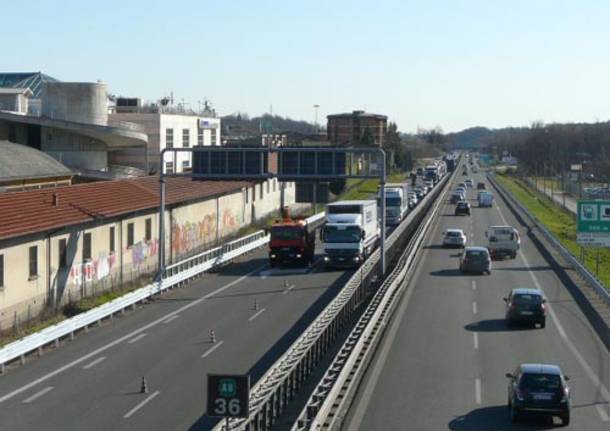 coda autostrada lavori A8