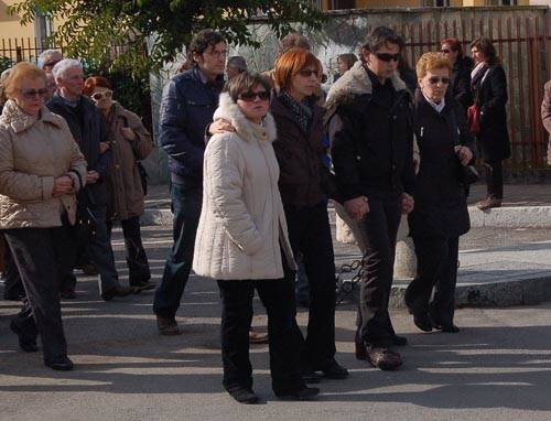 funerali angelo canavesi omicidio benzinaio gorla minore