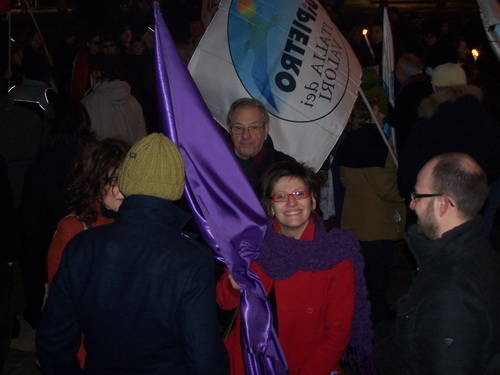 manifestazione popolo viola varese 