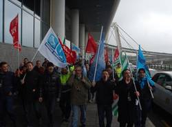 manifestazione sindacati malpensa cgil cisl uil 22 marzo 2010