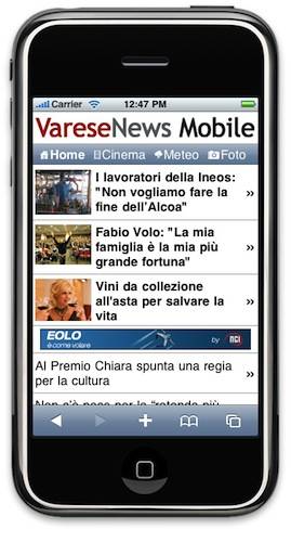 varesenews mobile iphone