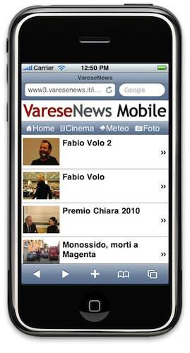 varesenews mobile iphone